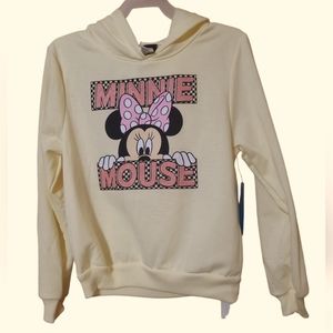 Minnie Mouse Hoodie. Girls Size Large